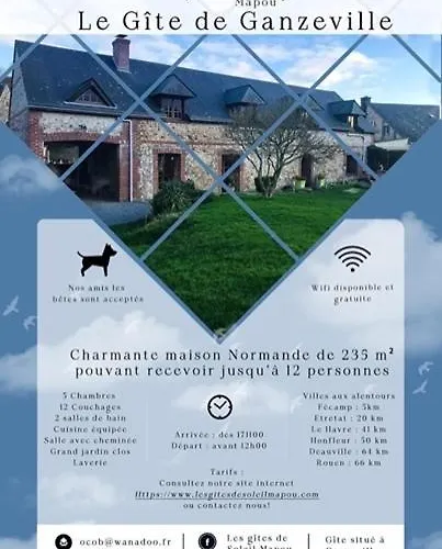 Pres D'etretat, Joli Pour 4 Personnes Avec 2 Chambres, Vous Pouvez Me Contacter Sur Les De Soleilmapou * Bec-de-Mortagne